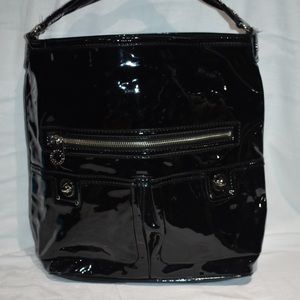 Patent Leather Hobo Bag
